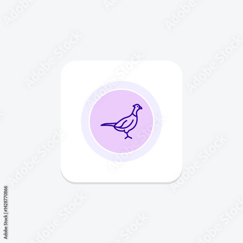 Pheasant, vector, pixel perfect, illustrator file