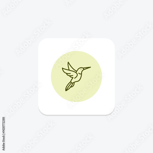 Hummingbird, vector, pixel perfect, illustrator file