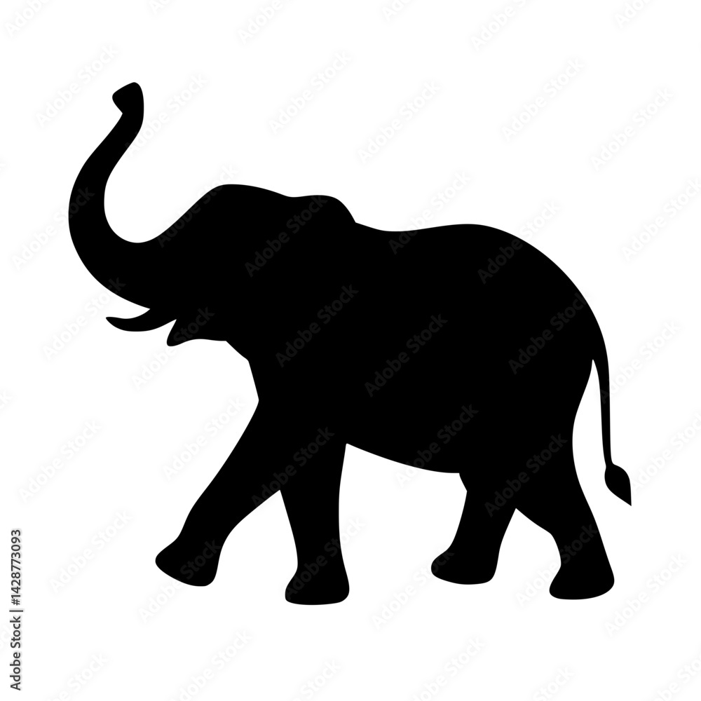 elephant silhouette vector elephant silhouette vector