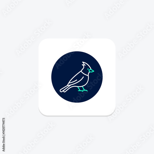 Cardinal, vector, pixel perfect, illustrator file