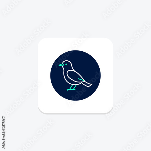Starling, vector, pixel perfect, illustrator file