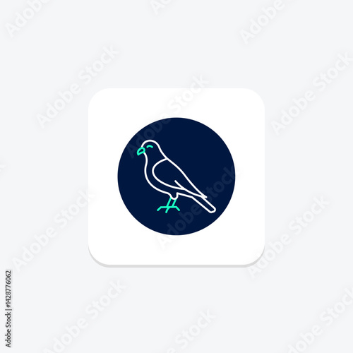 Kestrel, vector, pixel perfect, illustrator file