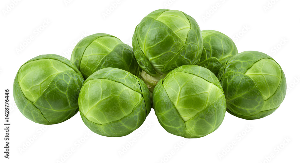 Fresh brussels sprouts cluster Fresh brussels sprouts cluster