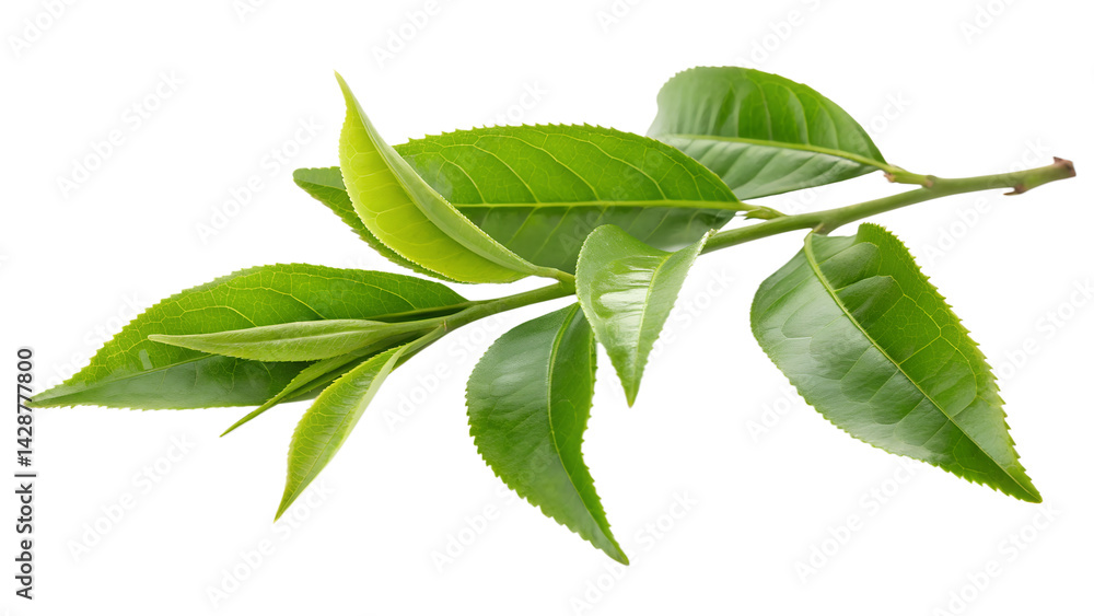 Tea leaves nature isolated on transparent background
Tea leaves nature isolated on transparent background