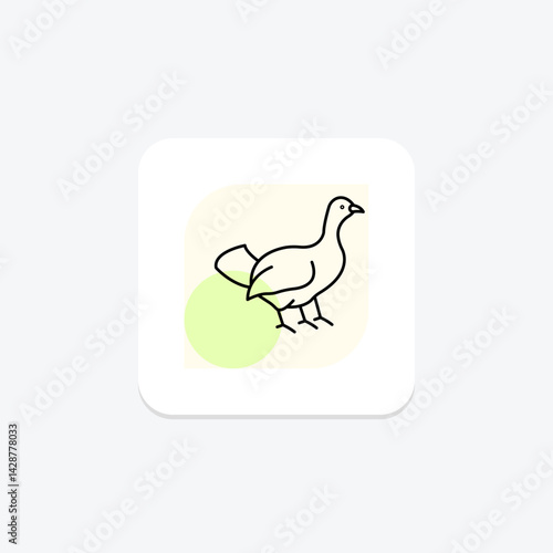 Capercaillie, vector, pixel perfect, illustrator file