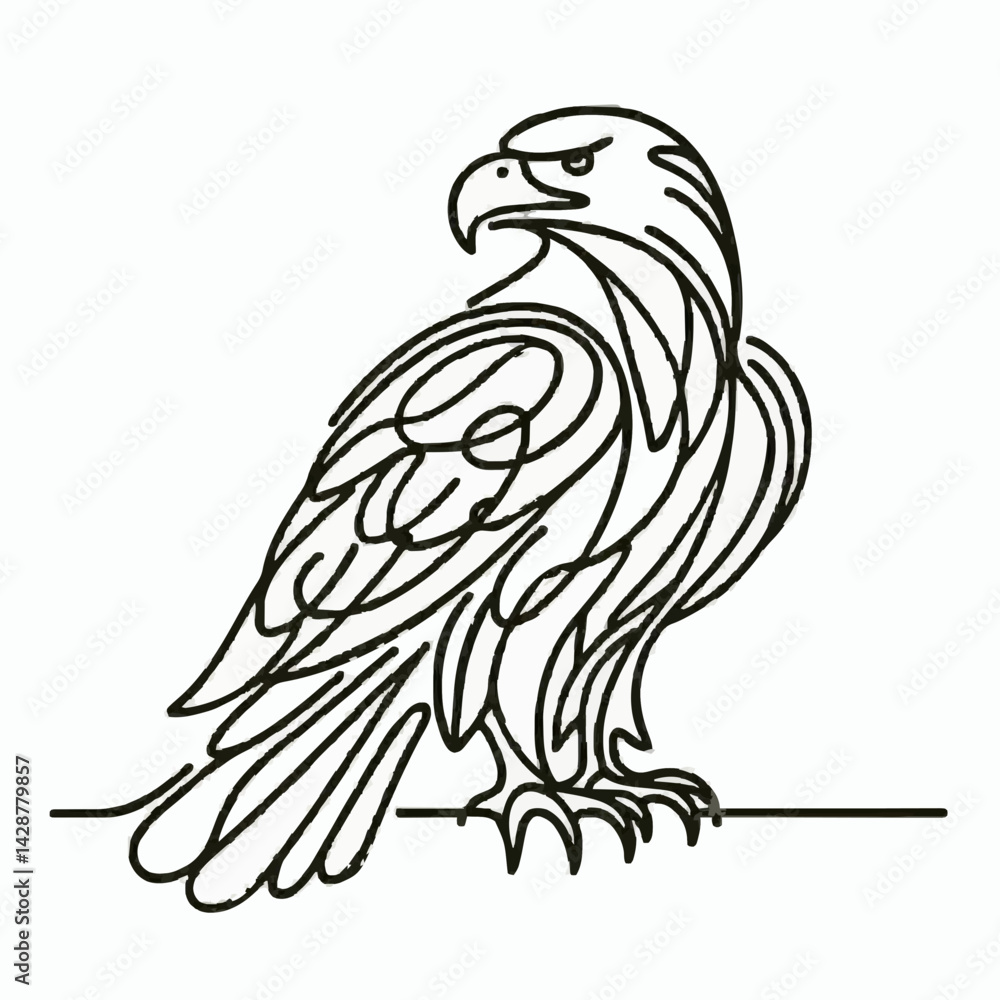 Fototapeta premium eagle vector illustration