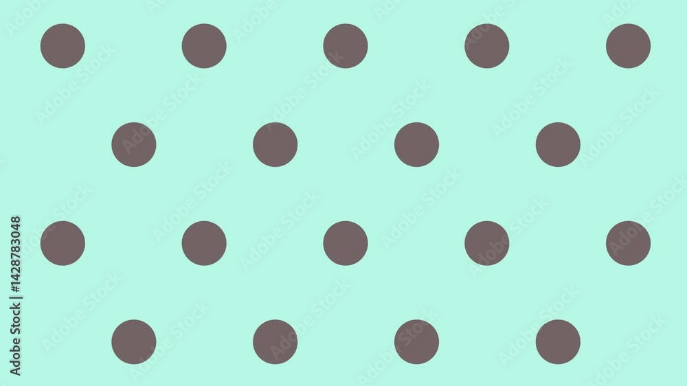 Cute Pastel Dots Loop Background Cute Pastel Dots Loop Background
