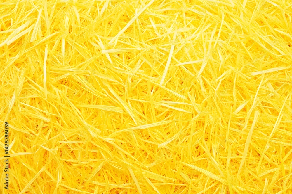 Bright Yellow Shredded Paper Texture Background Bright Yellow Shredded Paper Texture Background