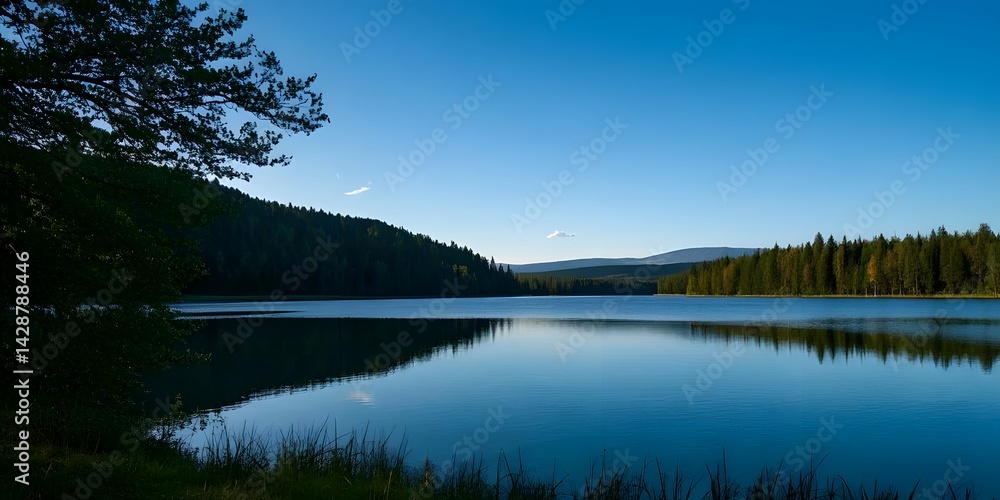 Obraz premium Serene Lake Views