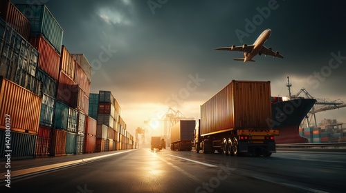 Integrated logistics with freight transport vehicles