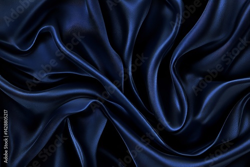 Obraz na płótnie Sophisticated dark blue velvet texture with a luxurious feel. w salonie
