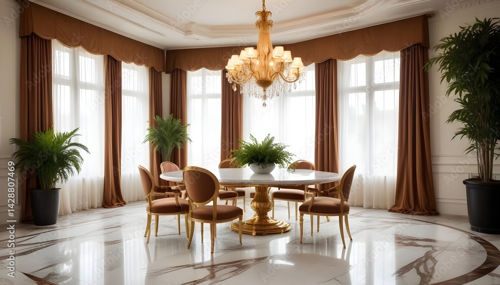 Obraz premium interior modern design room 3d