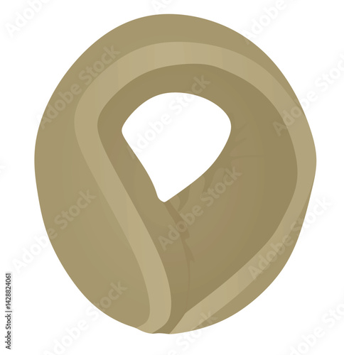 Brown ears muffs. vector illustration