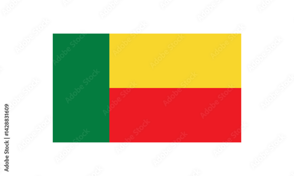 Fototapeta premium flag benin