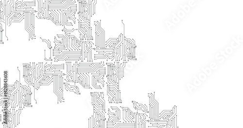 Circuit technology background with hi-tech digital data connection system and computer electronic design. EPS10