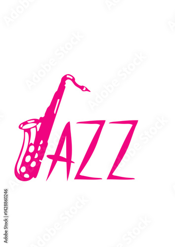 Photography jazz saxophone mot musique