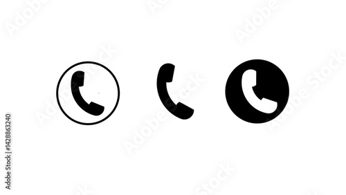  call icon phone icon 3D number nine and discount symbol made of spheres on white background