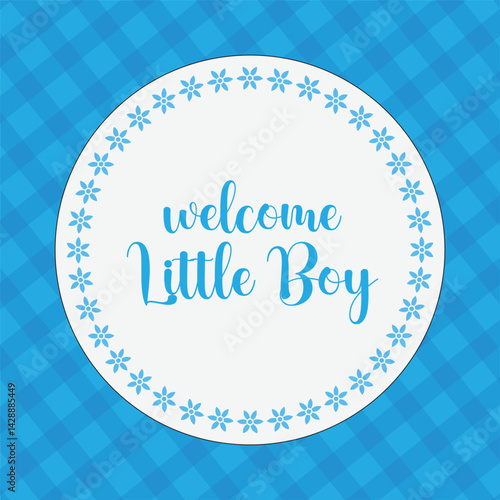 little boy social media post design 