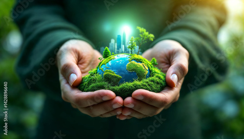 earth in hands