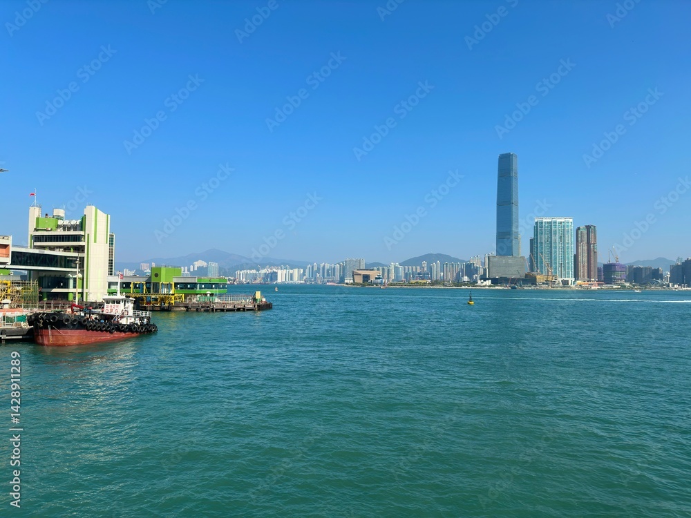 hk macau ferry terminal pier harbor of turbo jet cotai water jet sheung wan kowloon in central victoria with asia cityscape of high rise sky scrapper in hong kong china hk macau ferry terminal pier harbor of turbo jet cotai water jet sheung wan kowloon in central victoria with asia cityscape of high rise sky scrapper in hong kong china