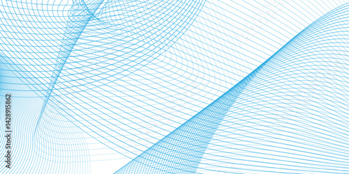 Abstract wave lines smooth color and technology curve lines background. Abstract background with business lines background. Abstract grey wavy lines background. Digital frequency track equalizer.