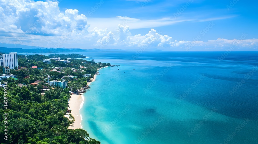 Obraz premium summer sea lanscape