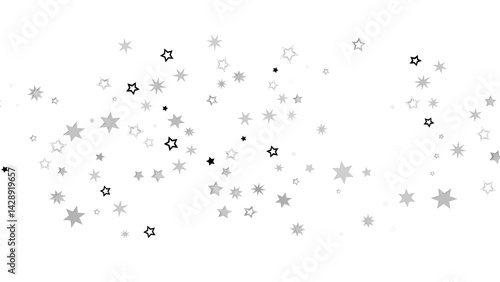 Abstract image of silver st...