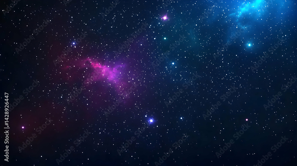 Fototapeta premium Colorful Nebula With Starry Background In Space