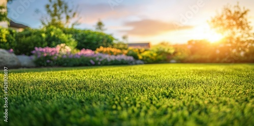 Obraz na płótnie Lawn care services are customized to meet your unique requirements w salonie