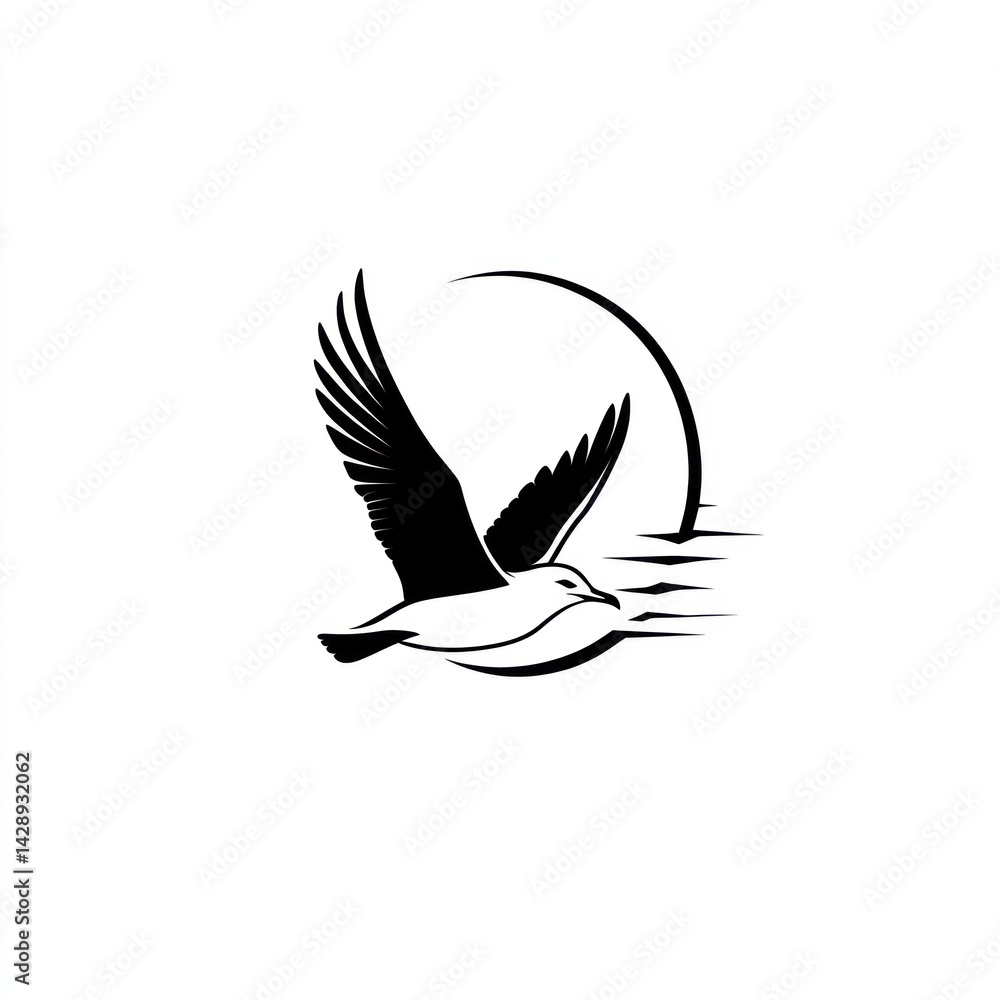 Fototapeta premium Seagull in Flight