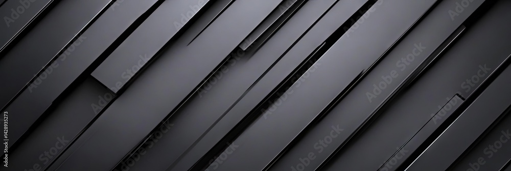 Obraz premium metallic black background 