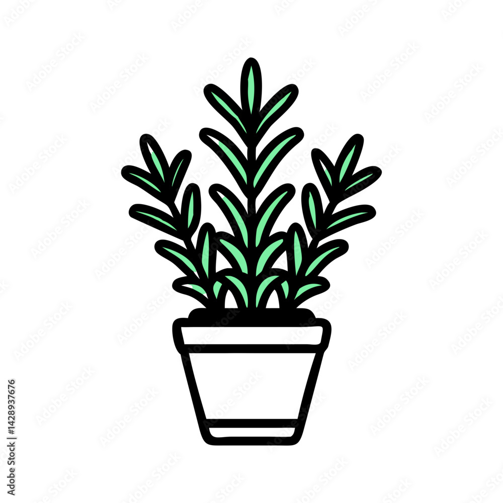 Stylized Green Grass Blades on Black Background Design Stylized Green Grass Blades on Black Background Design