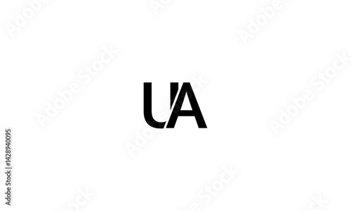 Free Download UA initial letter logo - GFXLoad