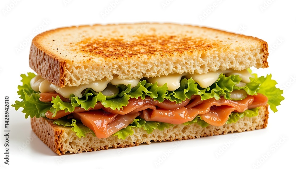 Classic Ham and Lettuce Sandwich Classic Ham and Lettuce Sandwich