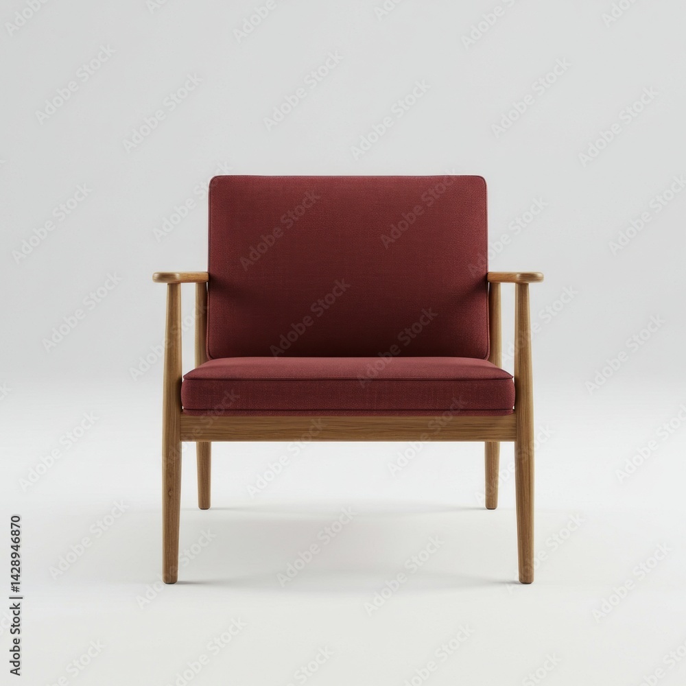 armchair on a white background armchair on a white background