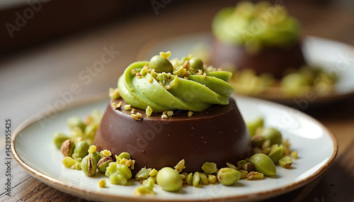 chocolate cake on a plate