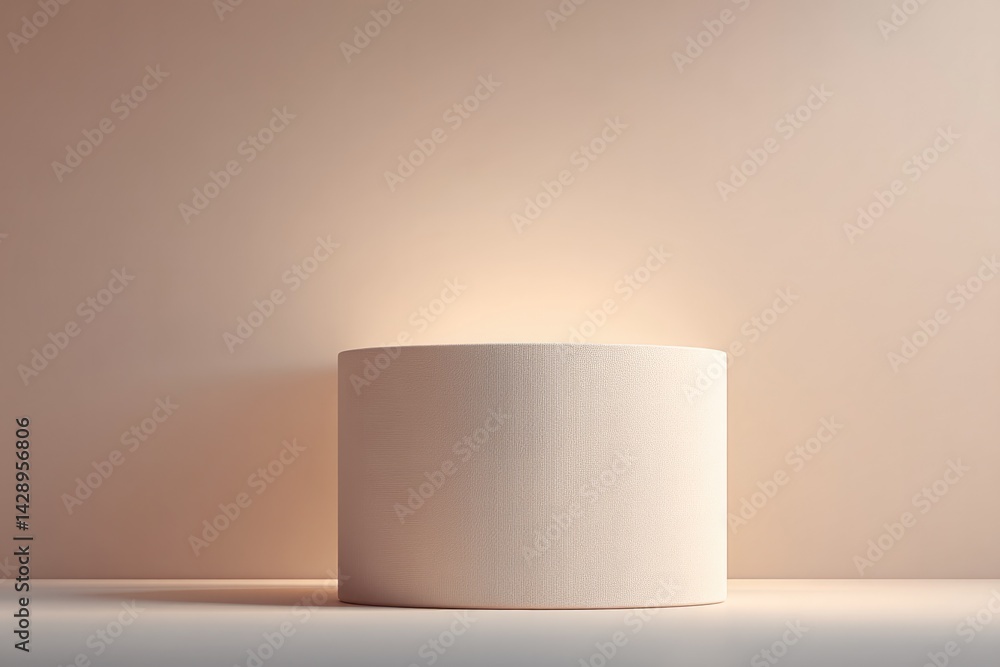 empty podium for food with minimalistic setup empty podium for food with minimalistic setup