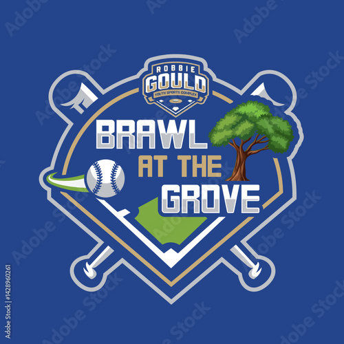 brawl at the grove baseball logo