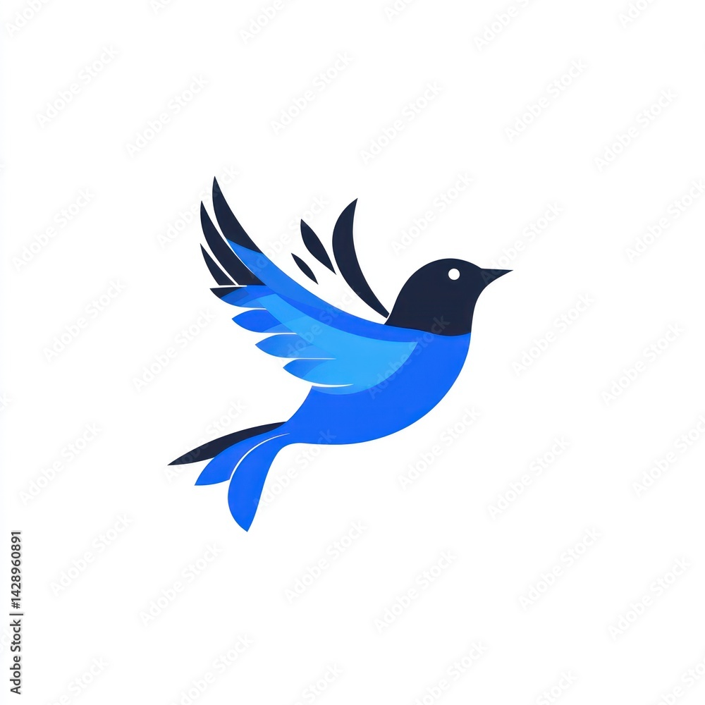 Fototapeta premium Bluebird Flight