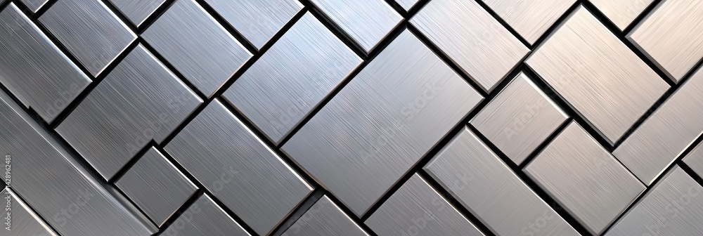 Fototapeta premium titanium geometric background -