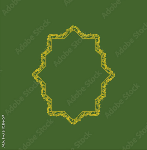 Tazhib Eslimi Art Iranian Text Box Floral