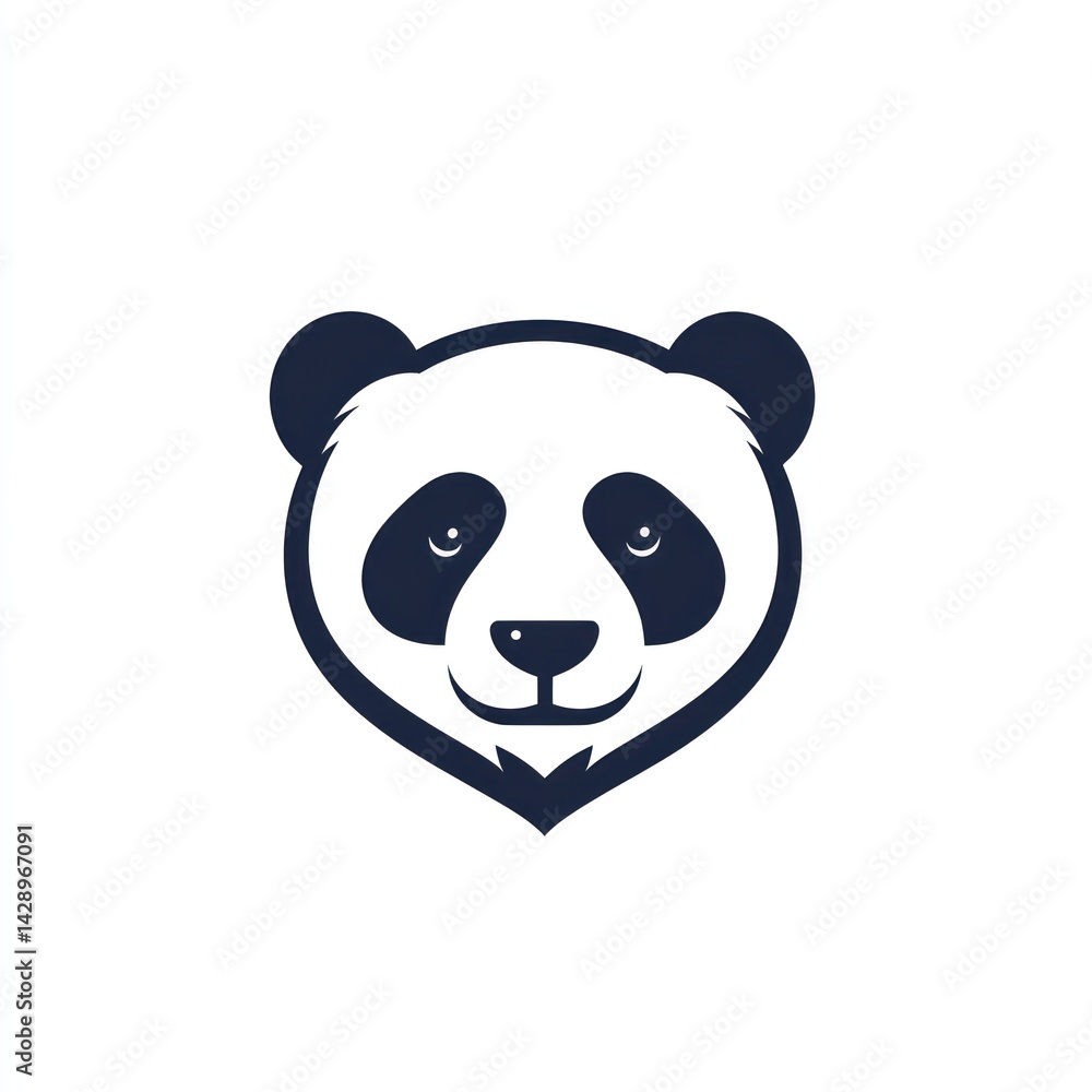 Panda Head Logo Panda Head Logo