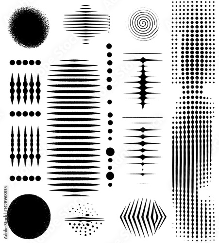 Complex patterns showcase unique geometric designs in black and white, inspiring creativity and artistic exploration in visual art