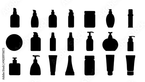 set of bottles