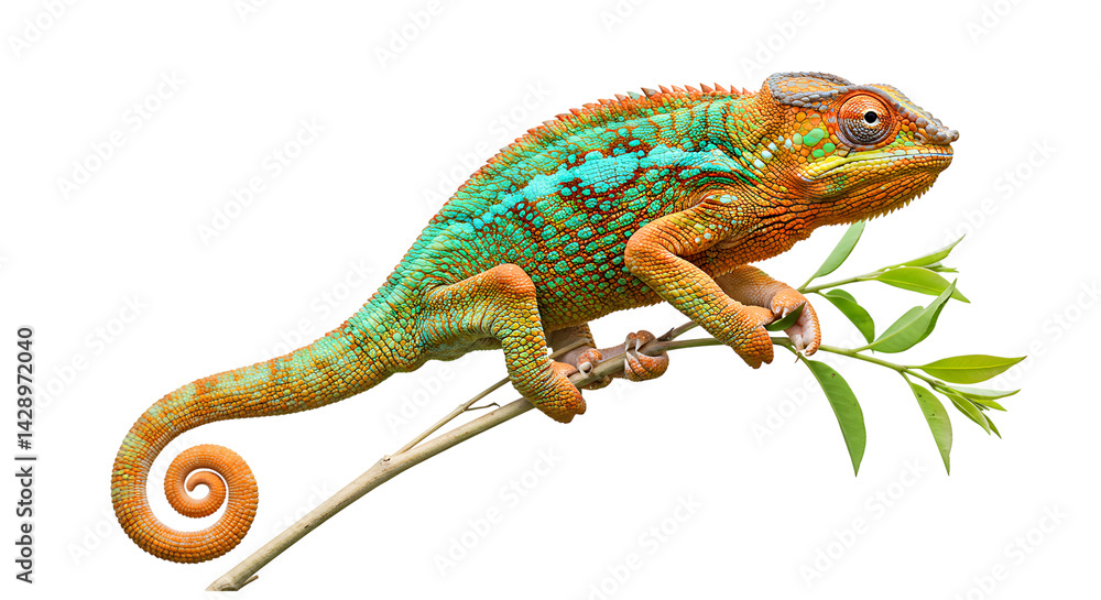 Obraz premium Iguana isolated on transparent background