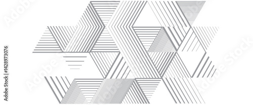 Vector abstract background line design triangles artistic retro style design