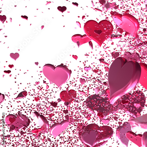 Love valentine background w...