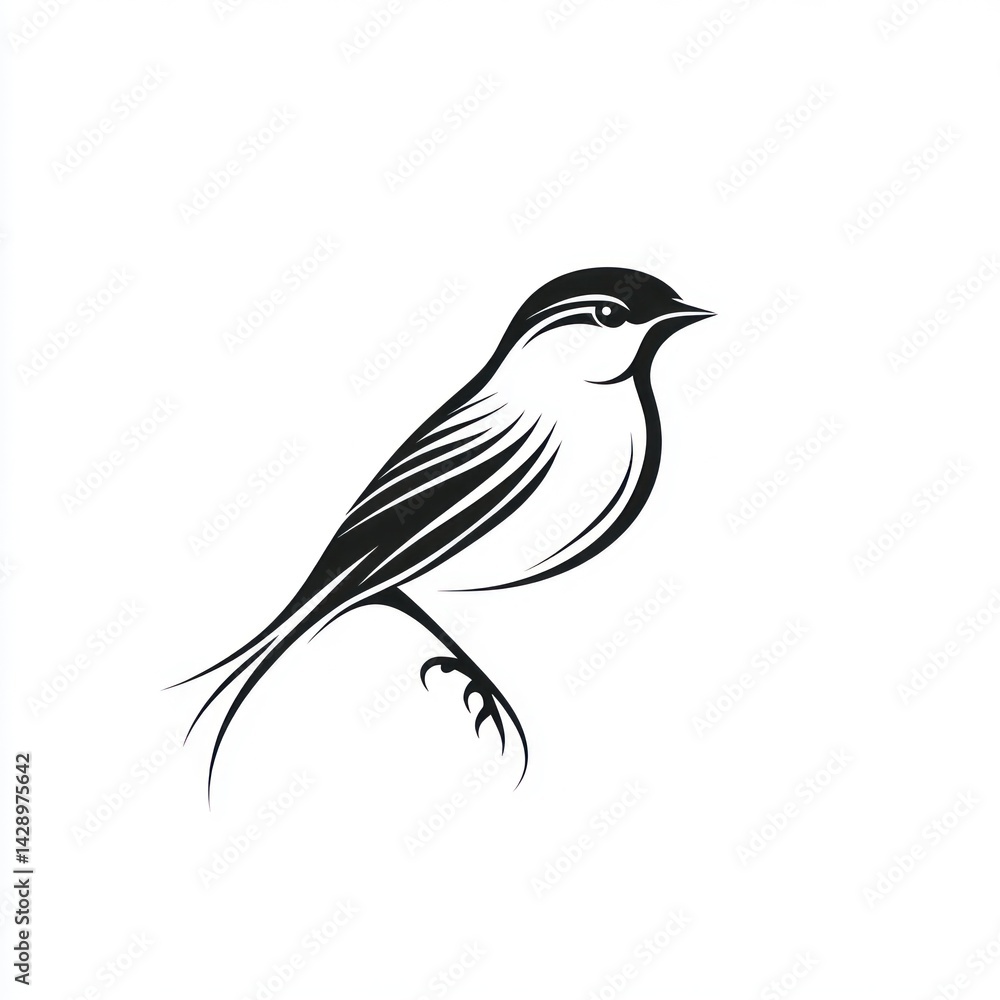 Obraz premium Stylized Bird