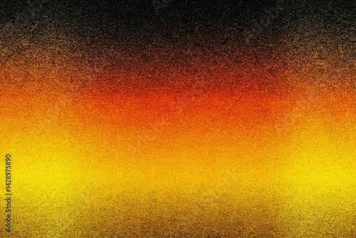 Obraz na płótnie Abstract Yellow to Black Gradient Background, noise texture effect, large banner copy space ,abstract noise texture banner w salonie