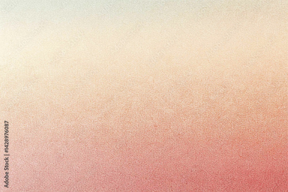 Soft Pink and Peach Gradient Background, noise texture effect, large banner copy space ,abstract noise texture banner